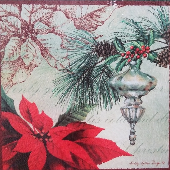 Christmas Glass Trivet - Picture 2 of 4
